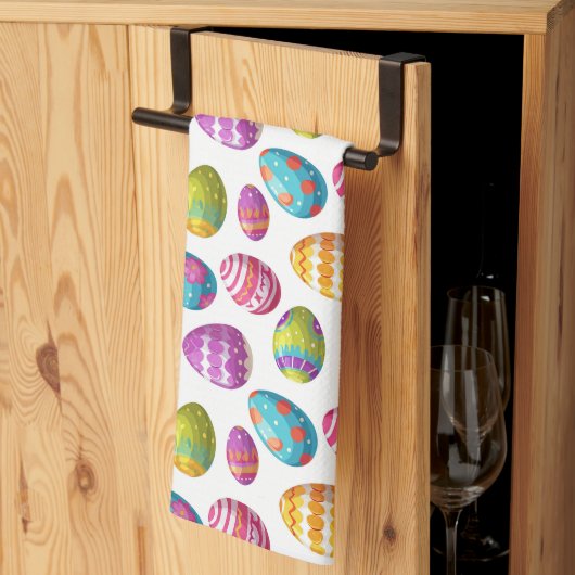 Pasen Eieren Keukenhanddoek (Derde Gevouwen)