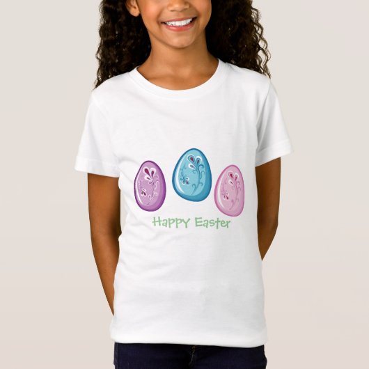 Pasen Eieren Kinderen Pasen T-Shirts (Voorkant)