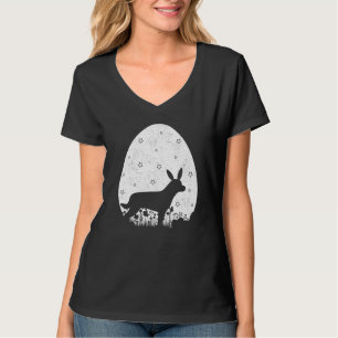 Pasen Eieren Retro Style Rottweiler Dog East T-shirt
