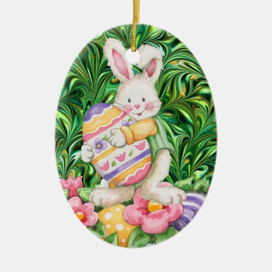 Pasen Eieren - SRF Keramisch Ornament (Voorkant)