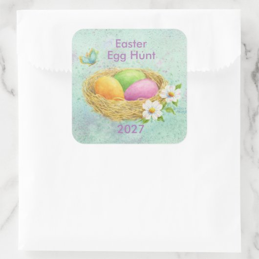 Pasen Eierjacht Stickers 2027 (Tas)