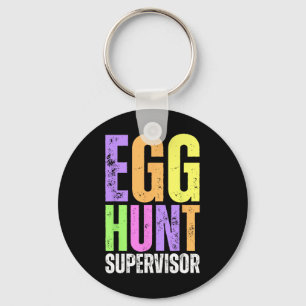 Pasen Eierjacht Supervisor Funny Moeder Vader Mann Sleutelhanger