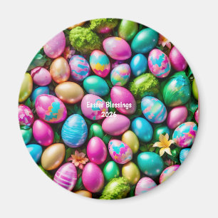 ~ Pasen Eiermagneet ~ Meerkleurig ~ Magneet