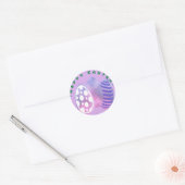 Pasen Eiersticker Ronde Sticker (Envelop)