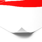 Pasen-eiland vlag foto afdruk (Hoek)