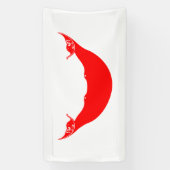 Pasen-eiland vlag spandoek (Verticaal)