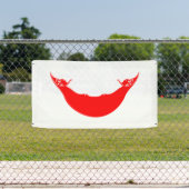 Pasen-eiland vlag spandoek (Insitu)