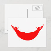 Pasen-eilandvlag Briefkaart (Voorkant / Achterkant)