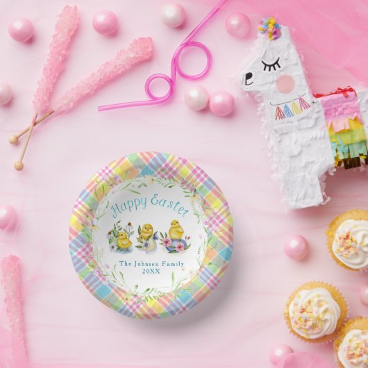 Pasen Elegantie: Spring Chicks Waterverf Papieren Kommen (Feest)