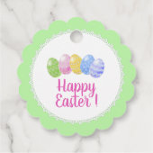 Pasen Favor benodigdheden, Pasen cadeau, Gelukkig  Bedankjes Labels (Achterkant)