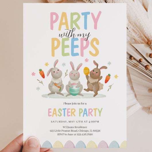 Pasen Feest met Mijn Vrienden Kaart