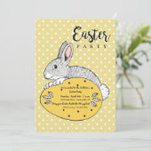 Pasen Feest Uitnodiging (Staand voorkant)