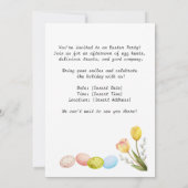 Pasen Feest voor Kat Liefhebbers Kaart (Achterkant)