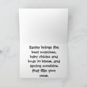 Pasen Feestdagen Kaart (Binnen)