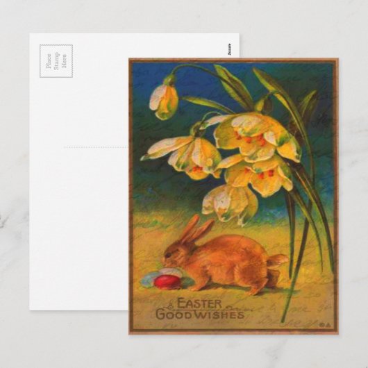 Pasen Feestdagenkaart (Voorkant / Achterkant)