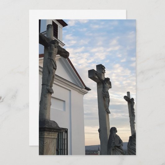 Pasen Feestdagenkaart (Voorkant / Achterkant)