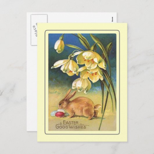  Pasen Feestdagenkaart (Voorkant / Achterkant)