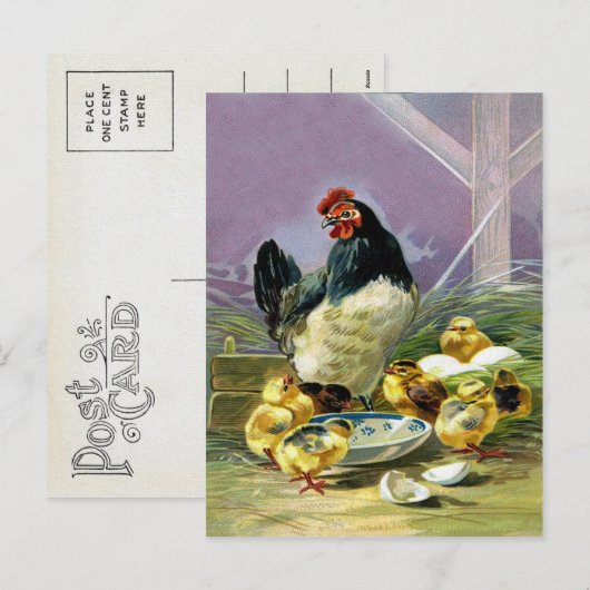  Pasen Feestdagenkaart (Voorkant / Achterkant)