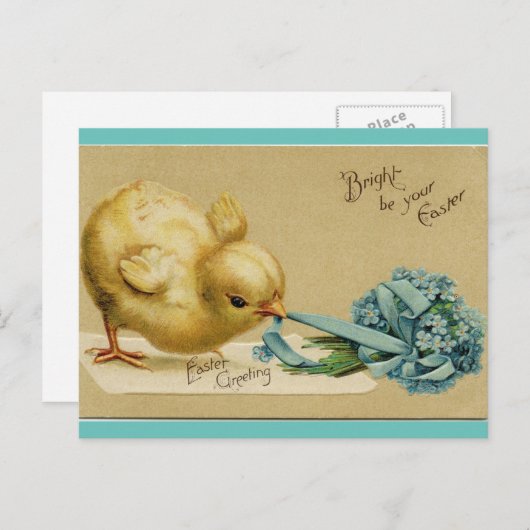  Pasen Feestdagenkaart (Voorkant / Achterkant)