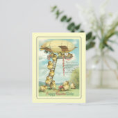  Pasen Feestdagenkaart (Staand voorkant)