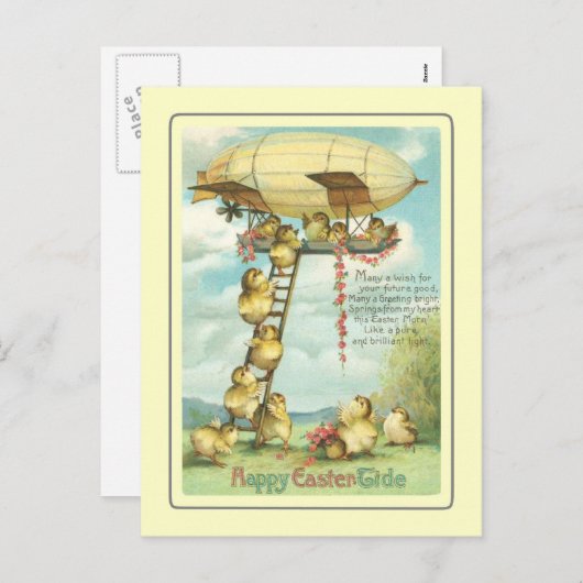  Pasen Feestdagenkaart (Voorkant / Achterkant)