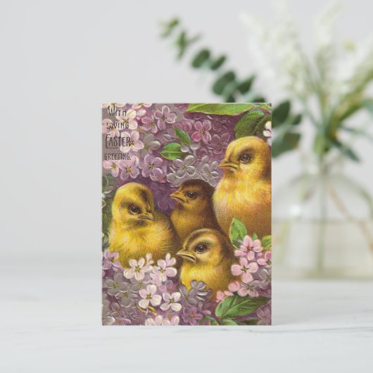  Pasen Feestdagenkaart (Staand voorkant)