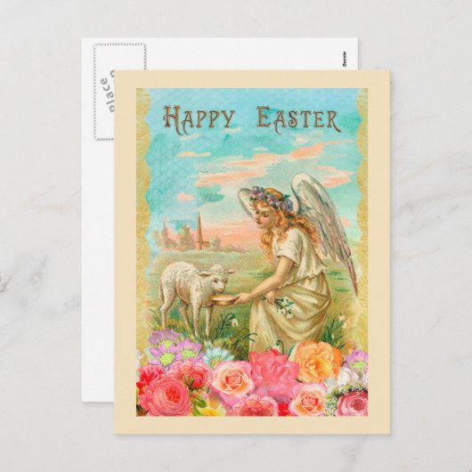  Pasen Feestdagenkaart (Voorkant / Achterkant)