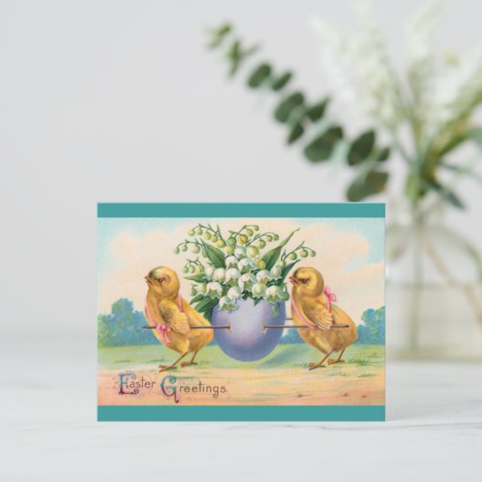 Pasen Feestdagenkaart (Staand voorkant)