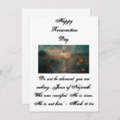 Pasen Feestdagenkaart (Voorkant / Achterkant)