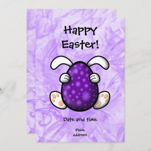 Pasen Feestdagenkaart (Voorkant / Achterkant)