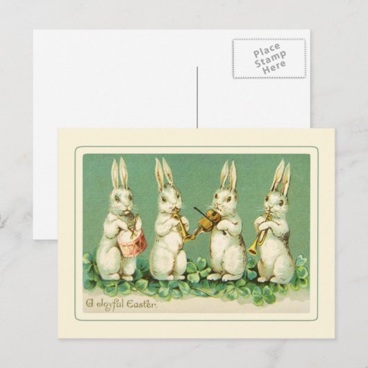  Pasen Feestdagenkaart (Voorkant / Achterkant)