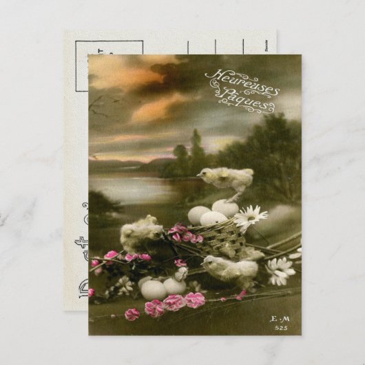 Pasen Feestdagenkaart (Voorkant / Achterkant)