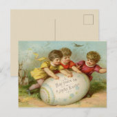 Pasen Feestdagenkaart (Voorkant / Achterkant)