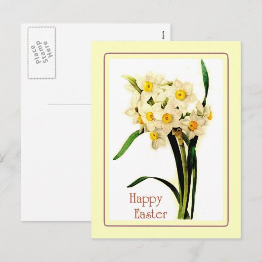  Pasen Feestdagenkaart (Voorkant / Achterkant)