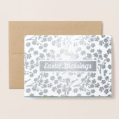Pasen. Fine Art Luxury Real Folie Kaarten (Voorkant met envelop)