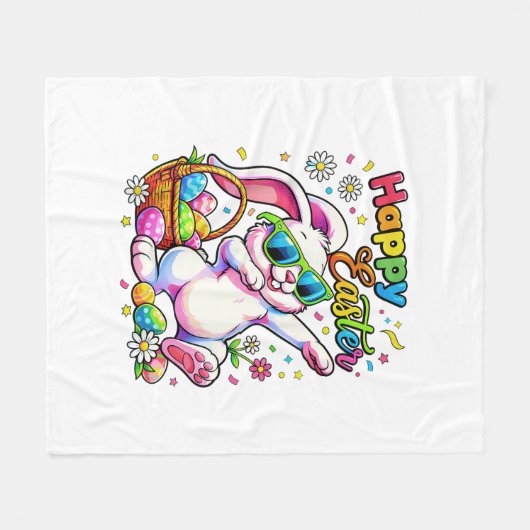 Pasen Fleece Deken (Voorkant (Horizontaal))