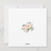 Pasen Floral hij heeft gerezen de Waterverf van de Feestdagenkaart (Achterkant)