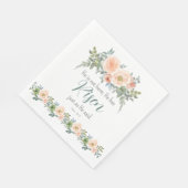 Pasen Floral hij heeft gerezen de Waterverf van de Servet (Hoek)