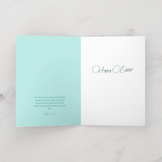 Pasen Folie Wenskaart (Binnenlaag)