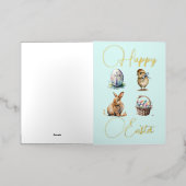 Pasen Folie Wenskaart (Buiten Laag)