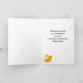 Pasen Folklore Verticaal 2 Aangepaste tekst Kaart (Binnen)