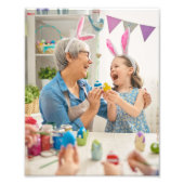 Pasen foto 8 "x 10" Premium satijnen print Afdruk (Voorkant)