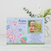 Pasen Foto van Birthday Party Kaart (Staand voorkant)