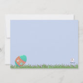 Pasen Foto van Birthday Party Kaart (Achterkant)