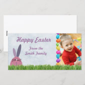 Pasen fotokaart feestdagenkaart (Voorkant / Achterkant)