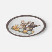 Pasen Franse Bulldogs Papieren Bordje (Gekanteld)