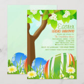 Pasen Garden Egg Hunt Kaart (Voorkant / Achterkant)