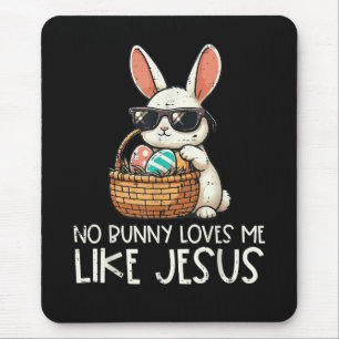 Pasen Geen Konijn Houdt Van Mij Zoals Jezus Christ Muismat