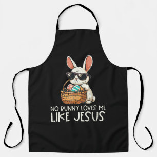 Pasen Geen Konijn Houdt Van Mij Zoals Jezus Christ Schort