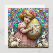 Pasen ~ GELUKKIG PASEN ~ Lief Kind ~ Feestdagenkaart (Voorkant / Achterkant)